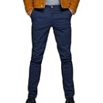 Análisis y comparativa: Los mejores pantalones chinos azul marino para hombre fabricados en España